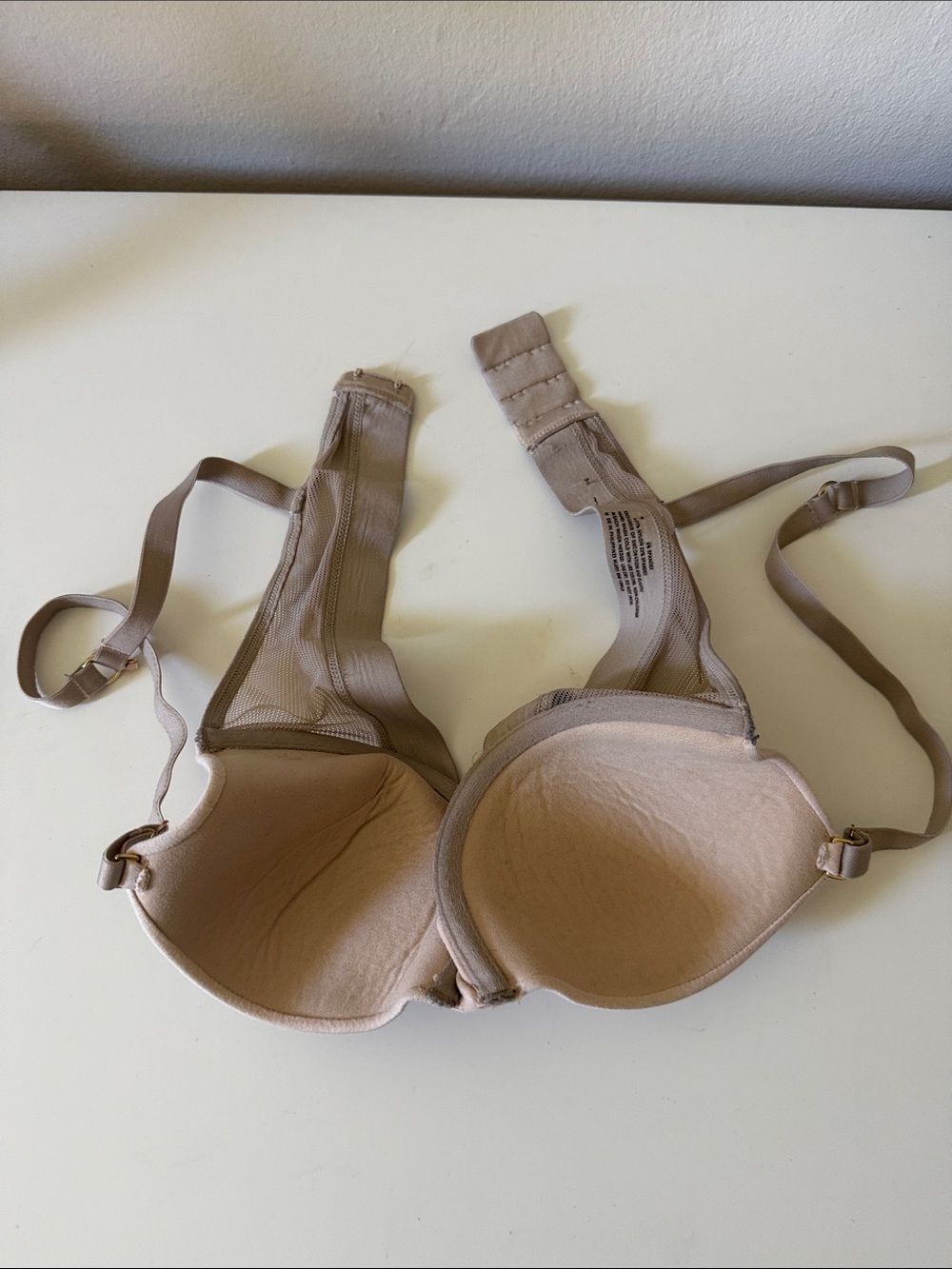 Lively Beige Nude T-Shirt Bra with Mesh Back - 34A - Picture 2 of 2